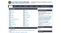 Desktop Screenshot of advertisingpage.com